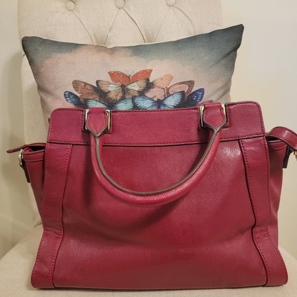 Nine West Burgundy Red Satchel(Great Condition!) - Picture 6 of 6